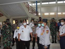 Dandim 0410/KBL Bersama Forkopimda Provinsi Lampung Melakukan Peninjauan Titik Simpul Transportasi