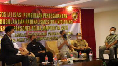 Cegah Terpapar Radikalisme, Wakapolda Lampung : Pahami Tribrata Sebagai Pedoman Hidup Polri