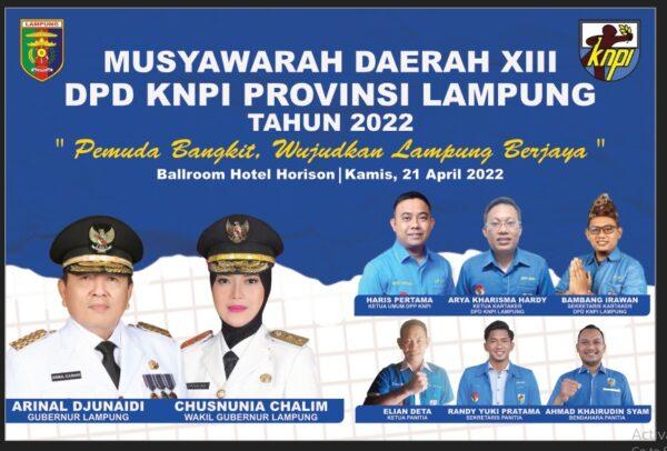 IMG 20220420 WA0318 1 scaled 1 Stagnan 2 Tahun, KNPI Provinsi Lampung Akhirnya Gelar Musda XIII