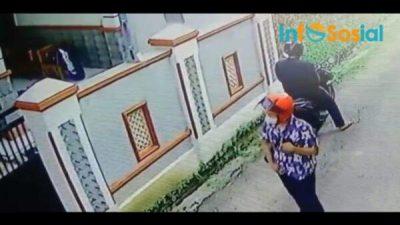 Warga Resah, Maling Motor Siang Bolong di Waykandis Terekam CCTV