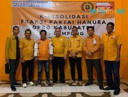 Hanura Lampung Konsolidasi Fraksi DPRD Kabupaten, Bahas Hasil Rakornas 2022