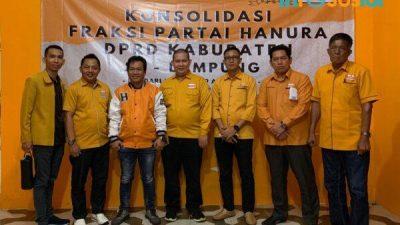 Hanura Lampung Konsolidasi Fraksi DPRD Kabupaten, Bahas Hasil Rakornas 2022