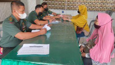 Kodim 0410/KBL Sebar 6 Titik Lokasi Penyaluraran BLT Migor Untuk Permudah Warga Penerima Bantuan