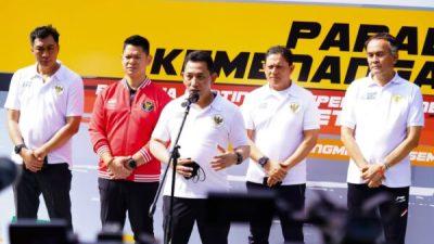 Gelar Parade Kemenangan Atlet Sea Games, Kapolri Fokus Kembangkan Olahraga Sepeda Indonesia