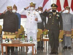 Peringati Hari Pancasila, Kasiter Kasrem 043/Gatam Ikuti Upacara Virtual