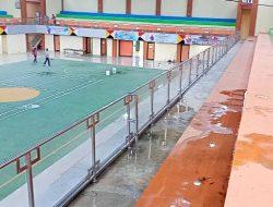 GOR Ratu Kabupaten Tanggamus Dibangun Selama 3 Tahun Banyak Bocor