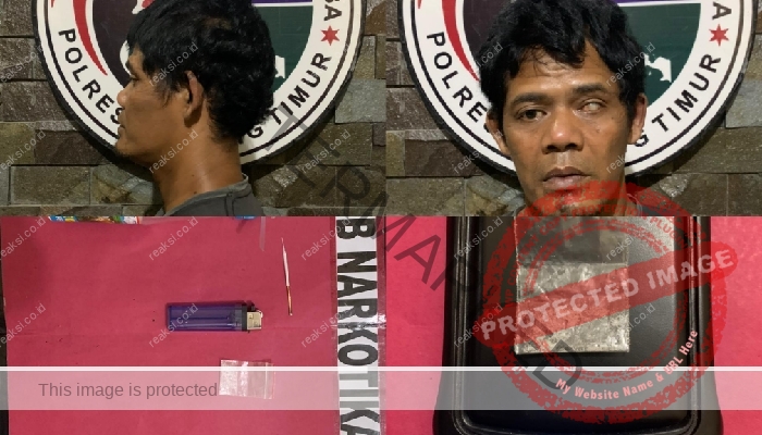 GridArt 20220726 080230530 Lagi Nyabu, HA Ditangkap Satuan Narkoba Polres Lampung Timur