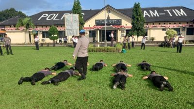 Polres Lampung Timur Terima 10 Orang Bintara Remaja