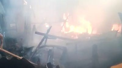 Kebakaran di Kecamatan Bumiwaras, dalam 1 Jam Damkar Padamkan