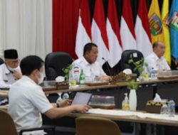Gubernur Arinal Ikuti Pembahasan Revitalisasi TMII dan Evaluasi Anjungan Milik Pemprov