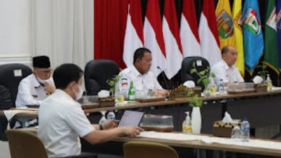 Gubernur Arinal Ikuti Pembahasan Revitalisasi TMII dan Evaluasi Anjungan Milik Pemprov