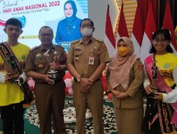 Lampung Barat Terima Penghargaan KLA Madya dan Duta Anak 2022