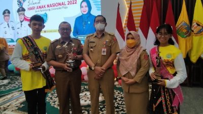 Lampung Barat Terima Penghargaan KLA Madya dan Duta Anak 2022