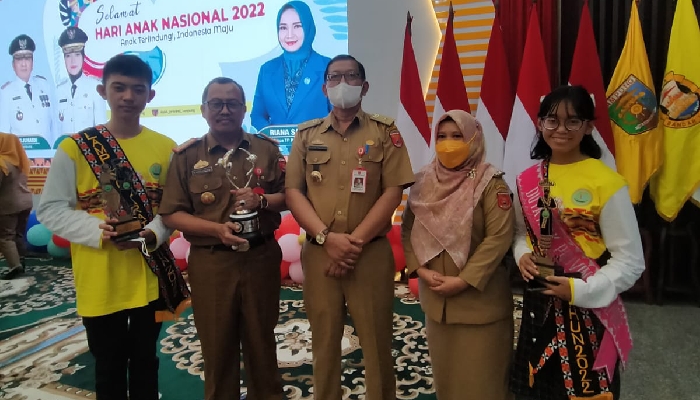 IMG 20220802 WA0227 1 Lampung Barat Terima Penghargaan KLA Madya dan Duta Anak 2022