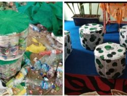 Usai Libur Sekolah, Siswa MIN 2 Lambar Hasilkan Sofa Ecobrick