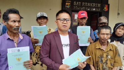 22 Petani Tagih Janji Polda Lampung Usut Perkara Pengrusakan Lahan Perkebunan Libatkan Oknum Dewan