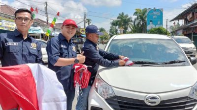 Bangkitkan Nasionalisme, PWI Lambar Distribusikan 1000 Bendera Merah Putih