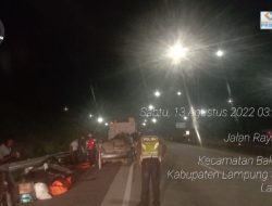 Kecelakaan di Ruas Tol Bakauheni-Terbanggi Besar Libatkan 2 Mobil Innova dan 2 Korban Meninggal