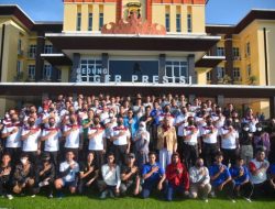 Kapolda Lampung Resmi Buka Turnamen Mini Soccer Antar Perguruan Tinggi Se-Lampung