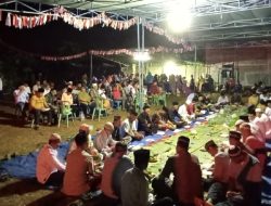 Warga Kelurahan Tanjungsenang Lampung Utara Sambut Perayaan Hari Merdeka 17 Agustus dengan Tasyakuran