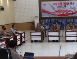 Polres Lampung Timur Gelar Lat Pra Ops Bina Kusuma 2022