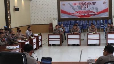 Polres Lampung Timur Gelar Lat Pra Ops Bina Kusuma 2022