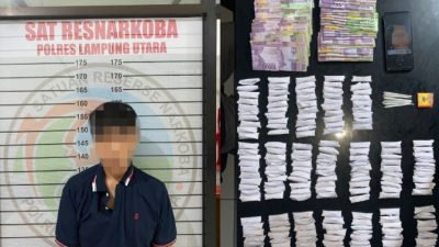 Pengedar Ganja Dibekuk Tim Cobra Satres Narkoba Polres Lampung Utara