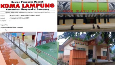 GOR Tanggamus dan Tempat Wisata Waylalaan Diduga Sarat Korupsi Dilaporkan Koma Lampung