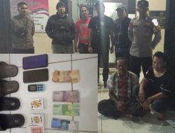 Main Judi Kartu Remi, Warga Sekampung Diamankan Polisi