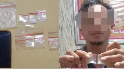 Dagang Sabu, Pelaku Ditangkap Polres Lampung Selatan