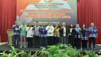 Wakili Gubernur, Kadis Kominfotik Provinsi Lampung Buka Kegiatan Peningkatan Mutu SDM dalam Pemahaman P3SPS