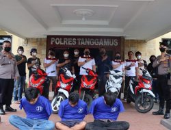 Dipimpin Kasat Reskrim, Tekab 308 Polres Tanggamus Ungkap Curanmor 10 TKP, 7 Motor Diamankan