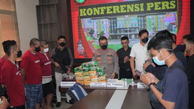 35 Kg Sabu dan 5000 Butir Happy Five, Total Senilai 37 Miliar Diamankan Polda Lampung