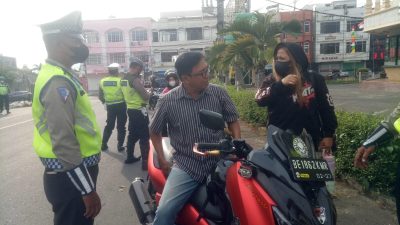 Polresta Bandarlampung Kembali Gelar Razia Rutin SIM dan STNK