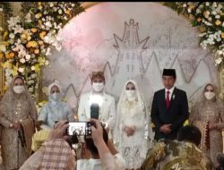 Putra Gubernur Lampung Nikah Disaksikan Presiden RI Berlangsung Khidmad