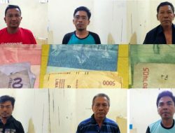 6 Warga Diringkus Polisi Saat Tengah Asik Main Judi