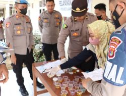 Secara Tiba-Tiba Polres Lampung Timur Kembali Laksanakan Cek Urine pada Anggotanya