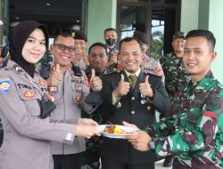 HUT TNI Ke-77, Kodim 0410/KBL dapat Kejutan dari Polresta Bandarlampung