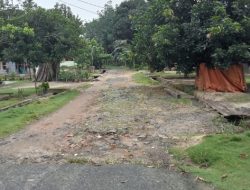 Jalan Rusak Parah, Warga Tiyuh Gunung Katun Malay Harapkan Perhatian Pj Bupati Tubaba