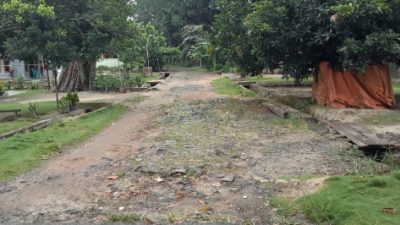 Jalan Rusak Parah, Warga Tiyuh Gunung Katun Malay Harapkan Perhatian Pj Bupati Tubaba