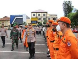 Polresta Bandarlampung Gelar Apel Siaga Bencana