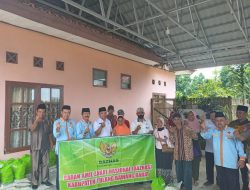 Maksimalkan Pembayaran Zakat, Baznas Tubaba Silaturahmi dan Distribusikan Bantuan Lansia di Way Kenanga