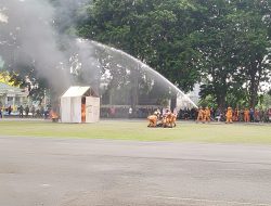 Hadiri Apel Kesiapsiagaan Penanggulangan Bencana, Dandim 0410/KBL: Siap Dukung Pemerintah Daerah