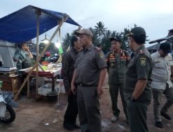 Dinas Perdagangan dan Satpol-PP Lakukan Penertiban PKL di Pasar Bandarlampung