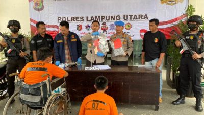 Gercep Ungkap Kasus Curas, Tekab 308 Presisi Polres Lampung Utara Bekuk 2 Residivis