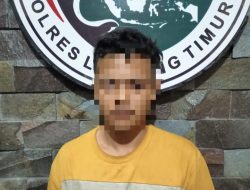 Sat Narkoba Polres Lampung Timur Amankan Seorang Pemuda Bandar Sribhawono