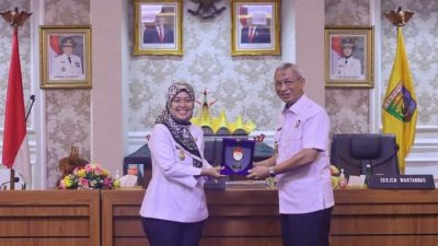 Wagub Chusnunia Terima Kunjungan Sekjen Dewan Ketahanan Nasional