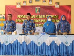 Pemprov Lampung Gelar Penyuluhan Hukum Terpadu di Kota Metro