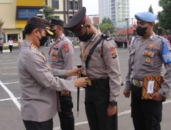 Kapolresta Bandarlampung Sambut Siswa Latja Diktukba Polri Gel 2 TA.2022
