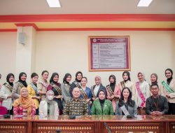 Veranita Wang Sosialisasi Pemilihan Puteri Indonesia Lampung 2023 di UTI